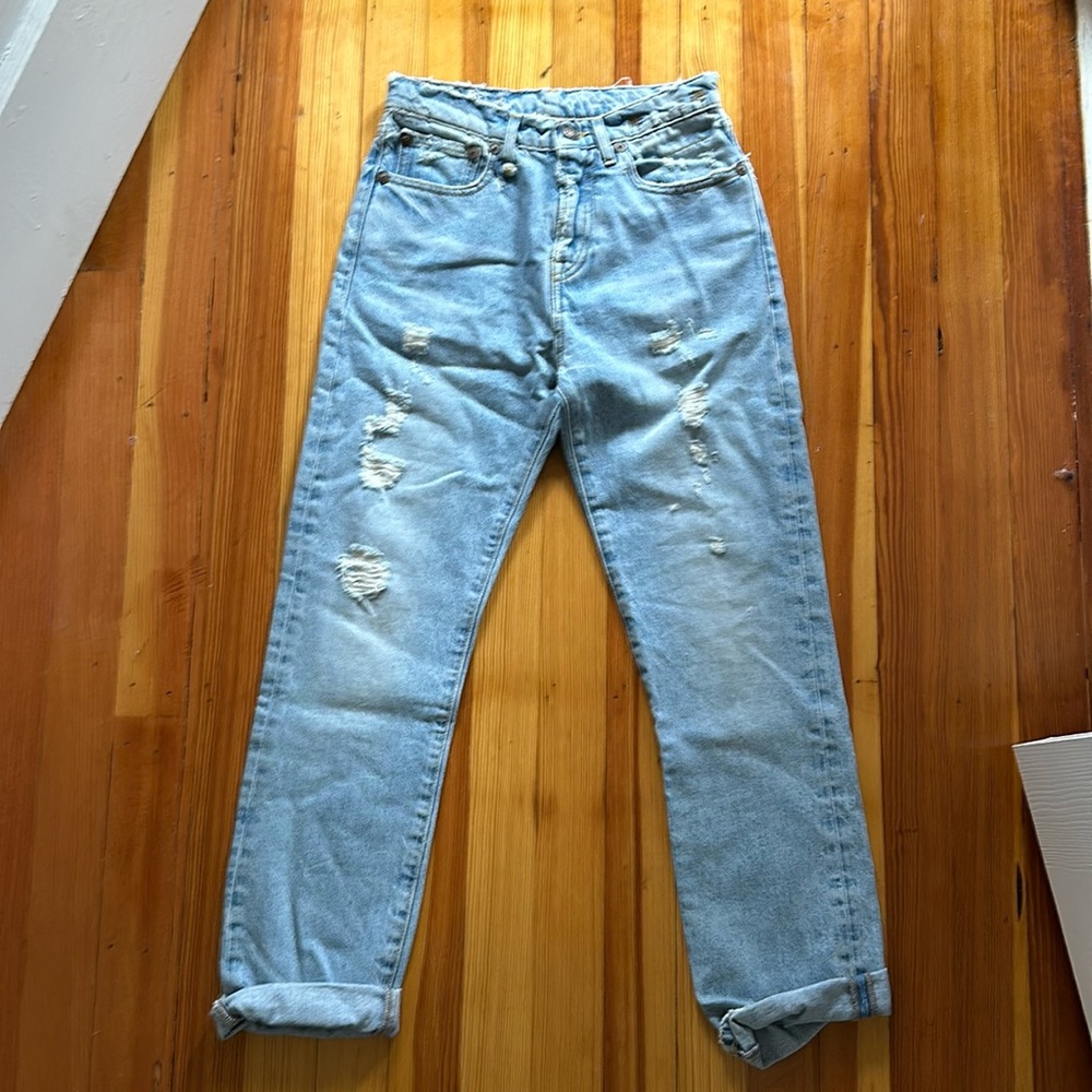 R13 DENIM JEANS Size 23 Made In Italy
